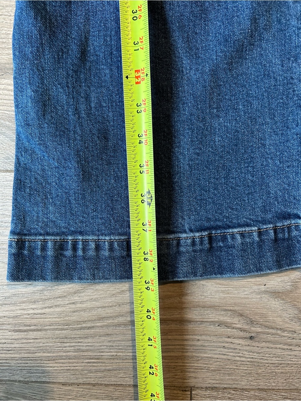 PAIGE Harper Wide Leg High-Rise Blue Women's Jeans Size 29 - Picture 8 of 15